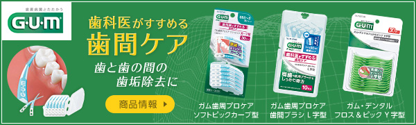 歯科医がすすめる歯間ケア 歯と歯の間の歯垢除去に