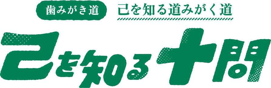 歯みがき道 己を知る道みがく道 己を知る十問